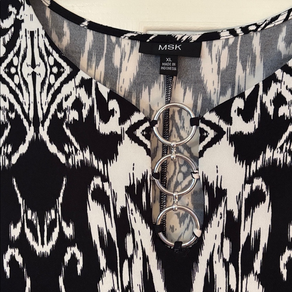 MSK 3/4 Sleeve Dress - Picture 2 of 3